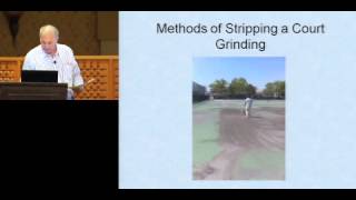 Tennis  Methods of Stripping a Court  ASBA Presentation Excerpt by Tom Magner [upl. by Luane723]