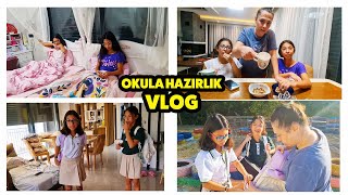 OKULUN İLK GÜNÜ HAZIRLIK VLOG SILA VE MİRA [upl. by Enimaj]