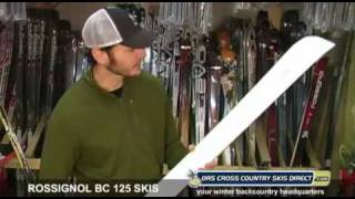 Rossignol BC 125 Skis Review Video by ORS Cross Country Skis Direct [upl. by Oruam]