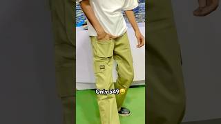 Imp premium🤩Cargo straight fit pents only 549🤑 trendingshorts shortsfeed viralvideo short [upl. by Ahseekan216]