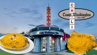 CAMP WASHINGTON CHILI  Cincinnati Ohio  Cincy Style Chili Review [upl. by Vaclav]