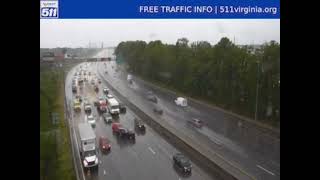 Speeding Driver Hydroplanes Crashes amp Gets Hit By Another Vehicle In Virginia Beach VA [upl. by Artur868]