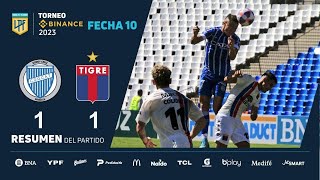 TorneoBinance 2023  Fecha 10  resumen de Godoy Cruz  Tigre [upl. by Lasiaf]