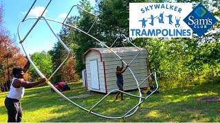 Skywalker Trampolines 15 ft Trampoline from Sams Club  Build With Us [upl. by Cally420]