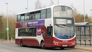 Lothian Buses Volvo B9TL SN08 BXH895 [upl. by Hulburt]