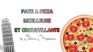 Recette  Pâte à pizza croustillante [upl. by Aiak]