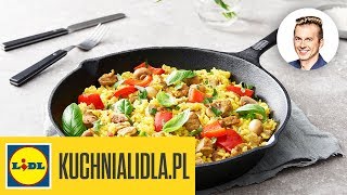 PAELLA Z KARKÓWKĄ 🍛  Karol Okrasa amp Kuchnia Lidla [upl. by Anilev]