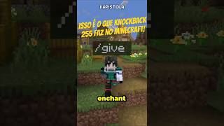 Isso é o que KNOCKBACK 255 faz no MINECRAFT [upl. by Taber]