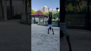 Handstand Circular Walk viralvideo youtubeshorts viralshorts fitness workout [upl. by Ailaroc]