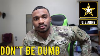 A US Soldiers Advice For US Army AIT [upl. by Aerdnua]