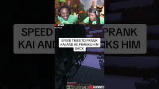 Speed tries to prank Kai cenat and got backfired [upl. by Griseldis550]