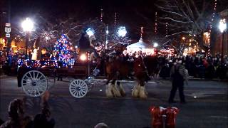 Christmas Parade Lebanon Ohio December 7th 2013 [upl. by Ibbed]