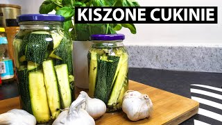 KISZONA CUKINIA W SŁOIKACH  PRZEPIS NA KISZONKE  PROSTA KETO KISZONKA [upl. by Arni13]