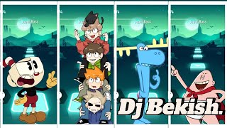 DJ BekiSH Cuphead Show 🆚Eddsworld 🆚 Happy Tree Friends 🆚 Captain Underpants 🎶 🎶🎶 [upl. by Albin]