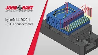 hyperMILL 20221  2D Enhancements [upl. by Nylorahs]