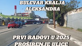 Beograd najava radova Bulevar Kralja Aleksandra za 2025 proleće proširenje ulice [upl. by Wadell]