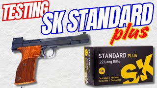 SK Standard Plus 22LR Ammo Test in Hämmerli 215  Ransom rest test [upl. by Asille]