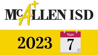 McAllen ISD VATRE info video  2023  McAllen ISD [upl. by Nrehtak]