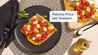 PolentaPizza mit Tomaten  Rezepte [upl. by Durkee]