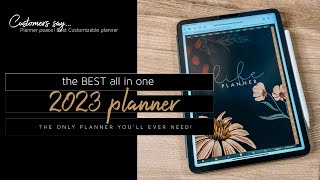 The ONLY digital planner you NEED 2023 CUSTOMIZABLE digital planners PLANNER PEACE at last [upl. by Diella221]