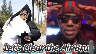 BG Addresses Lil Wayne Diss on IG Live [upl. by Scharf]