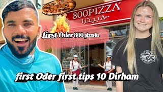 First Oder Me Hi 10 Dirham TiP Mil Gyi 😃800 PIZZA Restaurant [upl. by Briano]