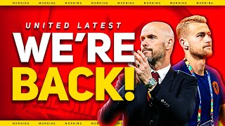 De Ligt TRANSFER Request Ten Hag TRANSFER Demand Man Utd Transfer News [upl. by Anawt]