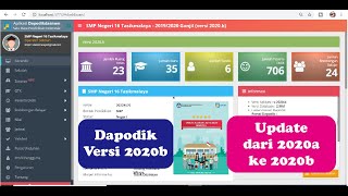 Cara Update Dapodik dari Versi 2020a ke Versi 2020b [upl. by Pernick]