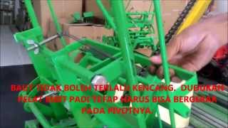 INSTALASI ALAT TANAM PADI MANUAL TIPE TPM01  PART2 [upl. by Odracir239]