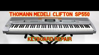 Thomann SP5500 Digital Piano Keyboard fix part 1 [upl. by Ahsekel]