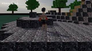 Player vs Moose  Chinese Survivalcraft 2 Animation [upl. by Helbonnas]