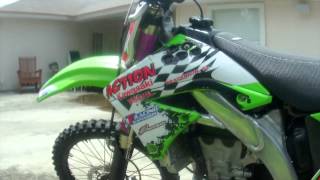 2010 kx450f start up [upl. by Valtin943]