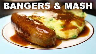 Quick bangers and mash  onion and Marmite gravy  Irish champ [upl. by Marba]