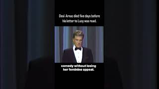 Final Words For Lucille Ball sad lucilleball love awards desiarnaz tv shortsfeed [upl. by Westerfield765]