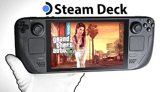 The Steam Deck Unboxing  Ultimate Handheld Gaming PC GTA5 Elden Ring Call of Duty [upl. by Nnaesor534]