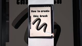 How to create custom brushes in procreate art shorts digitalart tutorial viralvideo drawing [upl. by Llertniuq696]