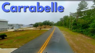 Carrabelle Beach Florida  Driving Through Carrabelle Florida 4k UHD [upl. by Sophey251]