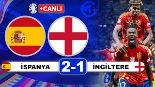 İspanya 21 İngiltere ŞAMPİYON İSPANYA  Euro 2024 Final Maçı Canlı Yayını [upl. by Eiznikcm]