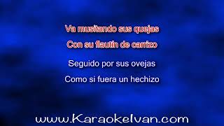 Miguel Aceves Mejia  El Pastor KARAOKE [upl. by Grete]