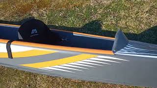 aqua marina tomahawk air k 440 Kayak unbox review and test [upl. by Llennyl35]