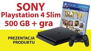 Konsola SONY PlayStation 4 Slim 500GB  To Jesteś Ty [upl. by Arella]