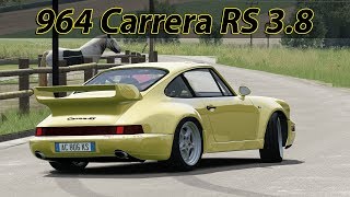 Porsche 911 964 Carrera RS 38 on Countriside Roads  Assetto Corsa [upl. by Angelina]