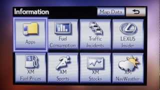 Tech Tip Utilizing The 2013 Lexus Enform App Suite in Your Navigation System [upl. by Oremo956]