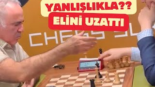 Kasparov REFLEKSLE ELİNİ UZATTI ve MAÇ BİTTİ GÖRÜNTÜLERLE  Garry Kasparov vs Sevian [upl. by Anohr]