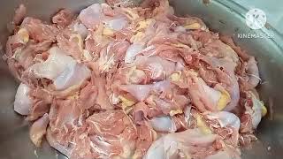 processing of chicken tocino using chicken culls part 1 [upl. by Tereb]