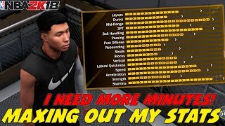 MAXING OUT MY STATS TO 85 WE NEED MORE MINUTES NBA 2K18 MyCareer Ep 3 [upl. by Tibbetts253]