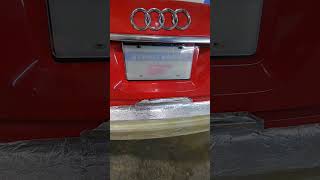 Testing FADE PLATE disappearing license plate cover stealthbuilt audi fadeplate [upl. by Kermy81]