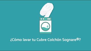 Cubre Colchón Sognare ¿Cómo se lava [upl. by Enaz]