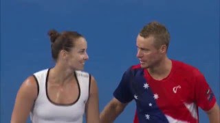 Australia v Ukraine mixed doubles highlights RR [upl. by Attesor619]