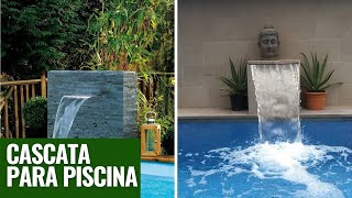 PISCINA COM CASACATA IDEIAS INOVADORAS PARA SUA INSPIRAÇÃO [upl. by Danziger]